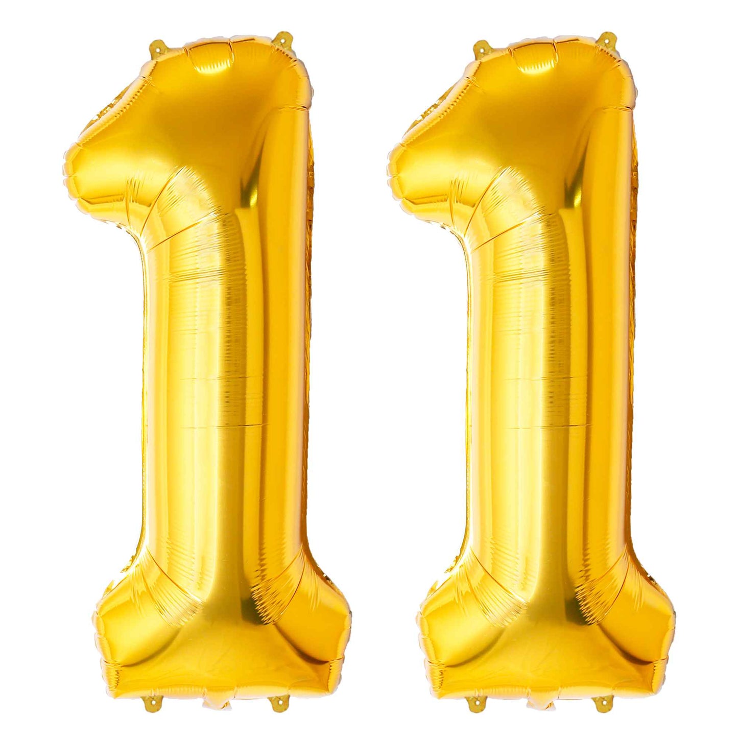 Ballon Anniversaire Chiffre Géant 100 cm – Or – Hélium ou Air – Réutilisable avec Paille – FUNFEST