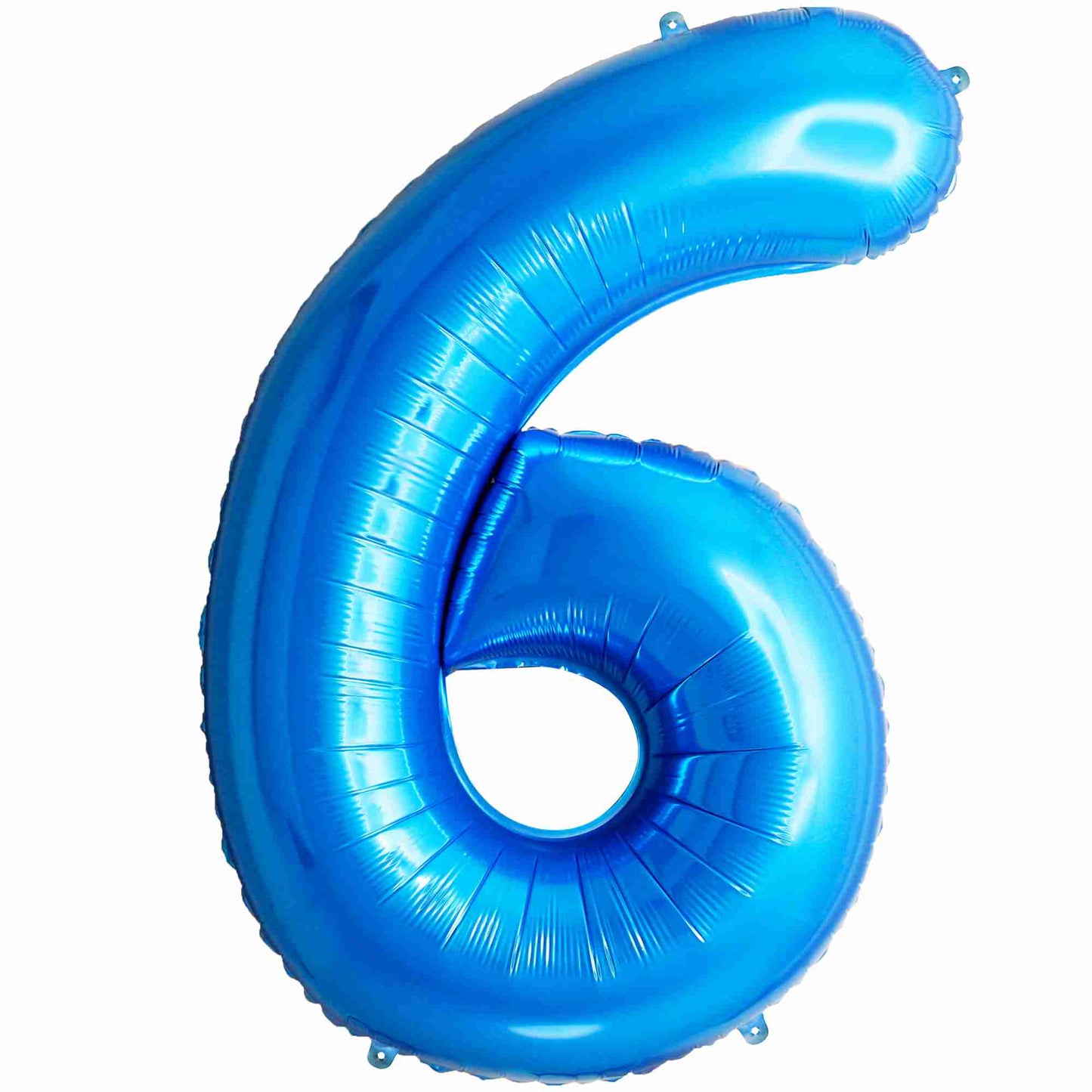 Ballon Anniversaire Chiffre Géant 100 cm – Bleu – Hélium ou Air – Réutilisable avec Paille – FUNFEST