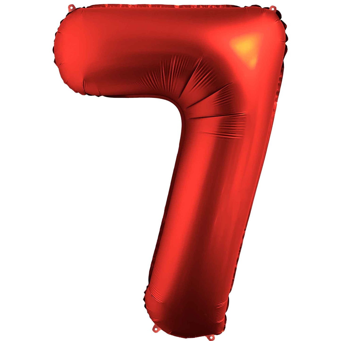 Ballon Anniversaire Chiffre Géant 100 cm – Rouge chrome – Hélium ou Air – Réutilisable avec Paille – FUNFEST