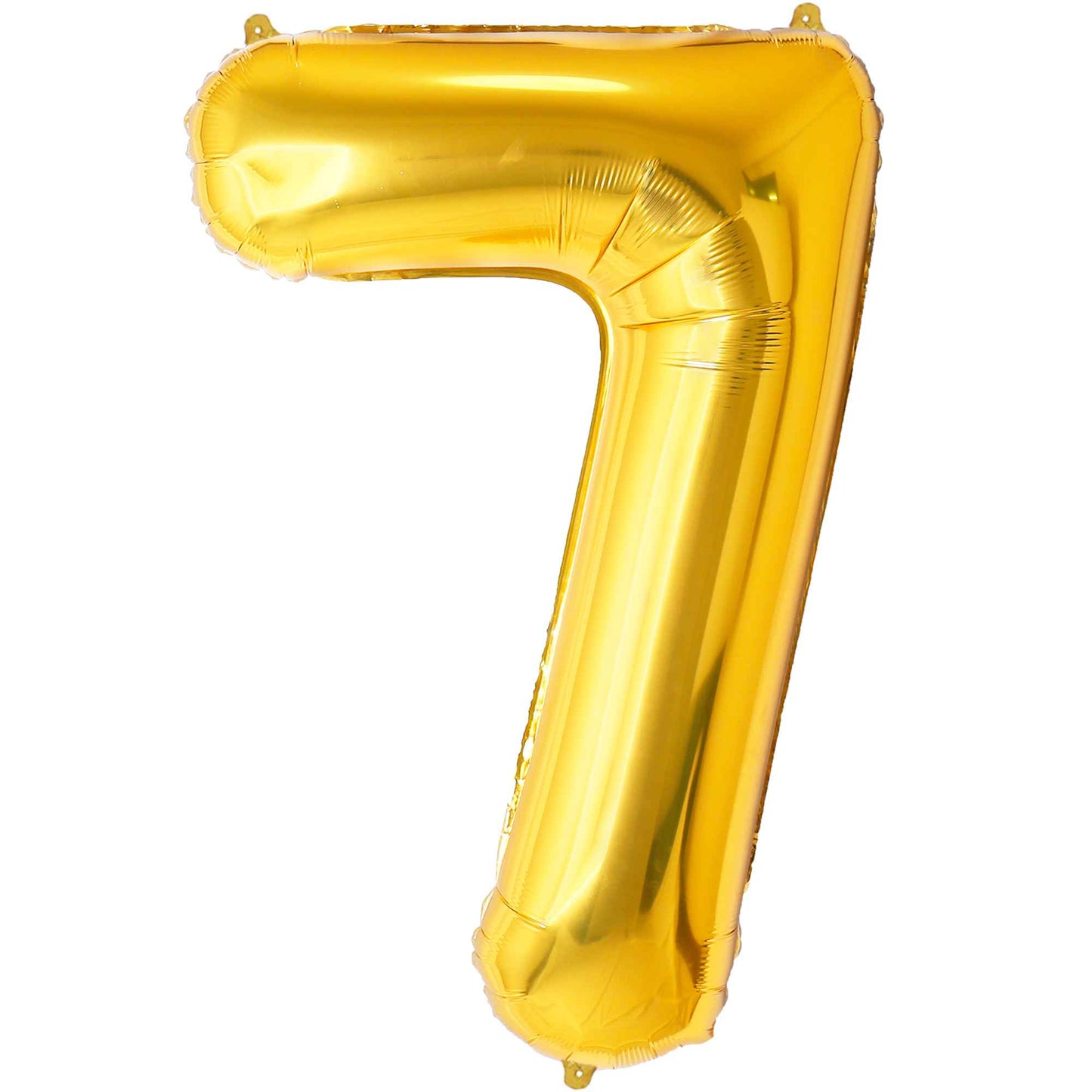 Ballon Anniversaire Chiffre Géant 100 cm – Or – Hélium ou Air – Réutilisable avec Paille – FUNFEST