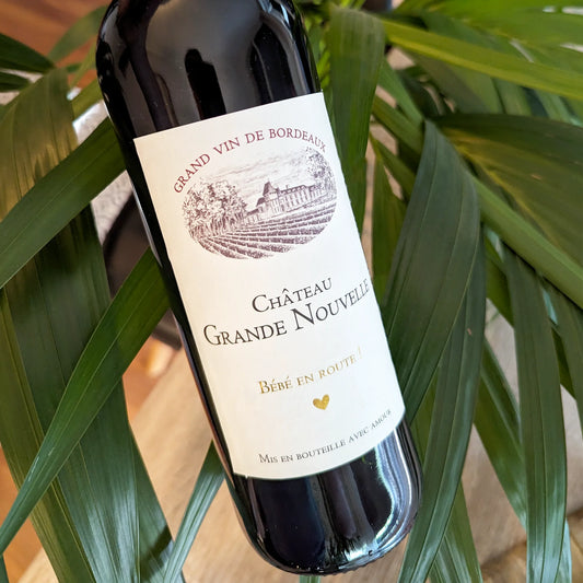 Étiquette Vin Annonce Grossesse – Château Grande Nouvelle – FUNFEST